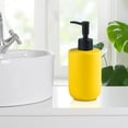 thumbnail image 7 of ABCISI Hand Soap Dispenser Bathroom, Modern Ceramics Dish Soap Dispenser with Pump Refillable Liquid Soap Bottles,12 oz Matt Color Kitchen and Bathroom Lotion Soap(Yellow), 7 of 7