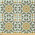 thumbnail image 2 of Ambesonne Turkish Pattern Fabric by the Yard Microfiber, Scroll Tiles, 2 Yards, Pale Coffee White Taupe, 2 of 2