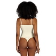 thumbnail image 7 of Viluyesy Womens Thong Bodysuit, Tummy Control Seamless High Waisted Tight Fit Sculpting Shapewear White XL, 7 of 7