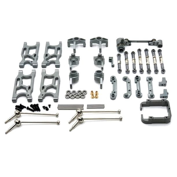 Vogacara Brazo servo Control remoto Vehículo de juguete sobre orugas Brazos oscilantes delanteros y traseros Cojinete de asiento tipo C Juego de CVD Kits de construcción modelo tipo 3 Vogacara FN010455-03