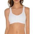 thumbnail image 3 of Fruit of The Loom Women's Comfort Front Close Cotton Sports Bra, 2 Pack, 3 of 5