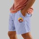 thumbnail image 2 of Pantalones Cortos para Hombre Cintura Elástica con Bolsillos Color Sólido Casual Cordón Suelto Pantalones Cortos de Ejercicio, 2 of 4