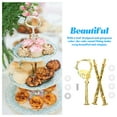 thumbnail image 4 of HONMEET 1 Set Tier Cake Stand Fittings Golden Zinc Alloy for Dismantling Event Organizers, 4 of 5