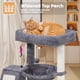 thumbnail image 5 of Torre para Gatos YOUPET con Poste Rascador y Hamaca, Gris, 5 of 8