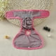 thumbnail image 4 of Pañales reutilizables para perros, pantalones fisiológicos sanitarios de algodón para mascotas, pañales para perros, color rosa, negro, azul, morado, 4 unidades, 4 of 5