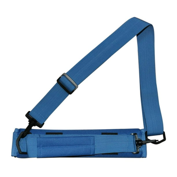 Soporte para bolsa de práctica de golf y correa para el hombro para 3- de golf - Fuerte y Azul Cola Portador de palos de golf