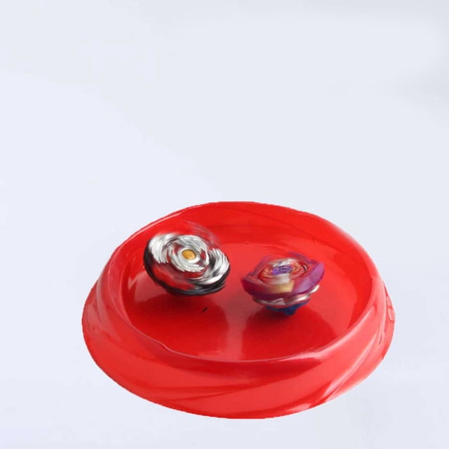Mobutofu 4 Pcs Gyroscope Rouge Duel Disque Gyroscope Stade Jeu Plastique