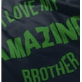 thumbnail image 5 of Love My Amazing Brother Cute Sibling Romper Boys or Girls Infant Baby Brisco Brands 12M, 5 of 7