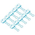 thumbnail image 4 of Mini Binder Clips, Gift Hollow Tail Clips Strong Clamping Metal Material Binder Clips  For Document Blue,Green,Silver, 4 of 8