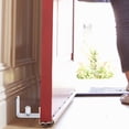 thumbnail image 2 of Shisuyan Sliding Door Bottom Guide Carbon Steel 1 Set 4.7x2.5in, 2 of 8