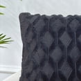 thumbnail image 4 of Throw Pillow Covers 50 * 50cm, Funda de almohada Boho decorativa azul marino Funda de cojín con felpa suave, juego de 2 Vhermosa BST3058482-3, 4 of 5