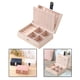 thumbnail image 3 of Joyero Multifuncional de Cuero PU Impermeable de Múltiples Capa Cerradura Soporte de Exhibición Portátil para Colr Mujeres Niñas Regalo bnco Sunnimix caja de almacenamiento de joyas, 3 of 8