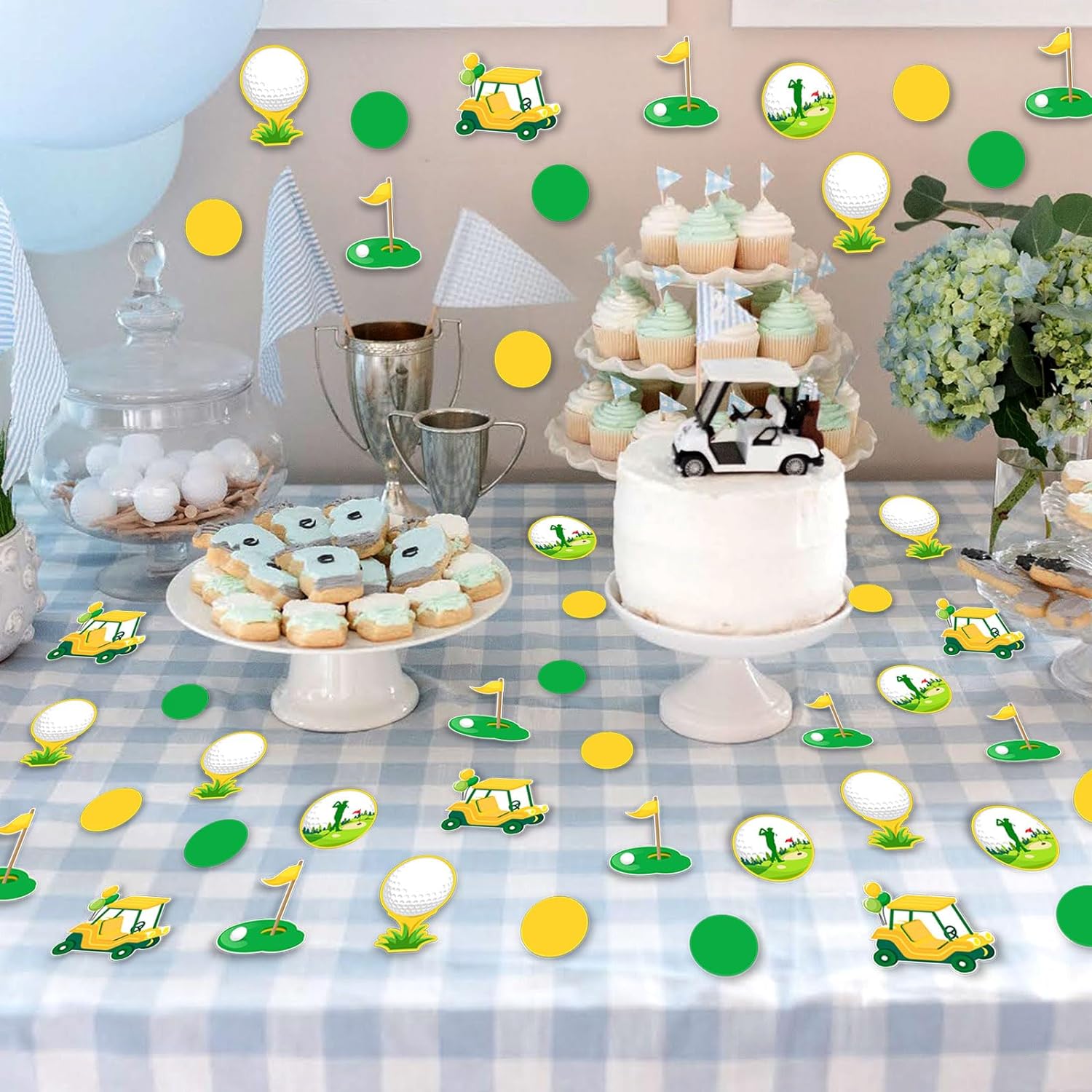240 Stück Golf-Konfetti – Glitzernde Tischdekoration Für Golf-Party & Geburtstag