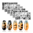 thumbnail image 1 of XEAOHESY 6 placas de estampado de uñas con tema de la naturaleza, hojas, isla, paisaje, flores, encaje, serpiente, placas de imagen de Navidad, kit de estampado de uñas, placas de estampado de uñas pa, 1 of 2