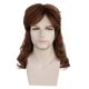 thumbnail image 1 of Peluca para hombre, marrón, longitud media, ondas naturales, 40 cm, 380 g, 1 of 3