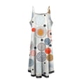 thumbnail image 3 of Dresses for Women 2023 HIMIWAY Women's Summer Solid Print Loose Sexy Cool Round Neck Sling Dress Multicolor L, 3 of 4