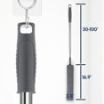 thumbnail image 5 of Retractable Gap Duster with Extension Pole, Extendable Flat Duster for Under Refrigerator & Furniture, Includes 3 Washable Microfiber Cloths, Under Appliance Cleaning Tool, 5 of 7