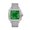 Green, variant on 16.75CT Stylish Hip Hop Iced Out VVS Moissanite Automatic Watch, Collection of 2882 D Color Moissanite Stones ,White Strap, Passes Diamond Tester