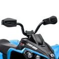 thumbnail image 6 of Kids 4 Wheel ATV, 12V Ride on Car Toy Quad Electric Vehicle with Remote Control, LED Lights, Spring Suspension, Music, USB & AUX, 6 of 9