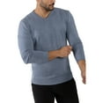 thumbnail image 4 of X RAY JEANS Mens Basic V-Neck Sweater Pullover, Heather Slate, M, 4 of 9