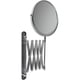 thumbnail image 4 of Vergrößerungsspiegel in Silber, rostfreier Wandspiegel doppelseitig mit 3- und 1-facher Vergrößerung, Badezimmerspiegel ausziehbar, verchromter Schminkspiegel, 4 of 8