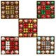 thumbnail image 3 of Xiao Hua Adornos navideños, 44 piezas, adornos de bolas para árbol de Navidad, bolas navideñas irrompibles, juego a granel para decoración de árbol de Navidad, colgantes, rojos y blancos A, 3 of 4