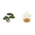 thumbnail image 1 of Bonsái Artificial, Planta Artificial, Colección De Centros De Mesa, Escurridor Giratorio Para Tazas, Soporte Organizador, Mueble Metálico Para Sala De Estar, 1 of 8