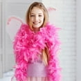 thumbnail image 5 of FeatherBoasWithHeartRimlessSunglasses,2m/6.6ftColorfulFeatherBoaForWomenForDancingWeddingPartyCosplayHalloween, 5 of 5