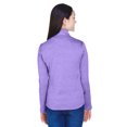 thumbnail image 3 of Devon & Jones Ladies' Newbury MÃ©lange Fleece Quarter-Zip - DG798W, 3 of 4