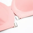 thumbnail image 6 of Riforla Front Closure Bras for Women No Underwire Low Cut Deep V Padded Bralette Seamless Comfy Bras with Support Bras for Women Pink S, 6 of 6