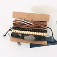 thumbnail image 3 of Teissuly Bracelet Vintage Multi-layer Leather Bracelet Jewelry gift fashion, 3 of 4