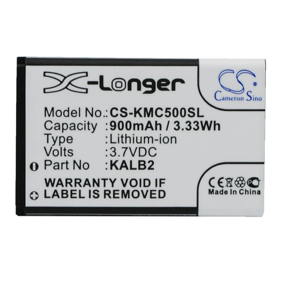 900mAh KALB2 KALB2-MXDB01351 KAC5 KAC5-HELBE0003594 Battery for KAZAM Life B2 Life C5 Lubi 3