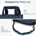 thumbnail image 6 of Aisboks 15.6-16 Inch Laptop Bag for Men&Women,Navy Blue Laptop Sleeve 14'' with Handle,Water-Resistant Shockproof Computer Case with HP, Dell, Acer MacBook Notebook, 6 of 8