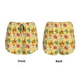 thumbnail image 5 of Lsque Sea and Sand Printed Women's Running Shorts with Liner Pockets,Elastic Quick Dry Workout Athletic Gym Yoga Shorts,Womens High Waist Shorts-Medium, 5 of 9