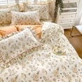 thumbnail image 3 of Floral Yellow Green Ruffles 100% Cotton 3Pc Bedding Set, 3 of 8