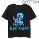 thumbnail image 3 of Camiseta negra de Lilo Stitch para niños, número de cumpleaños 1-14, ropa informal para niños y niñas, camisetas de dibujos animados de anime para niños, 3 of 5