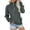 Dark Gray, variant on Women's Quarter Zip Solid Color Pocket Sweatshirt,Pullover Long Sleeve Top, Plus Size Casual Comfort Fit for 2025 Fall Winter Trendy Fashion, Perfect for Street and Daily Outdoor Activities