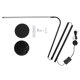 thumbnail image 2 of Lámparas De Pie LED De 20 W, Lámpara De Pie Ajustable Continua, Lámpara De Belleza Con Control Remoto, Lámpara De Tatuaje Blanca Para Extensión De Pestañas 110-240 V, 2 of 7