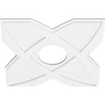 thumbnail image 2 of 24"OD x 7"ID x 8 1/4"C x 1"P Titus Architectural Grade PVC Contemporary Ceiling Medallion, 2 of 11
