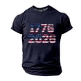 thumbnail image 3 of Kcolen 250 Anniversary Usa Shirt Mens Shirts Short Sleeve 1776-2026 250th Birthday T-Shirt Breathable Lightweight America Pullover Basic Tee, 3 of 5