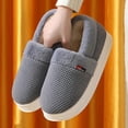 thumbnail image 3 of Pantuflas para mujer - Pantuflas lavables - Pantuflas de otoño-invierno - Pantuflas clásicas de fieltro para hombre - Pantuflas de invierno acogedoras, 3 of 5