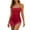 Swimsuit Sets Red, variant on Womens One Piece Swim Dress Push Up Swimsuits Slimming Mesh Sheer Sarong Wraps Bathing Suit with Adjustment Strap