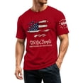 thumbnail image 6 of 250 Anniversary USA Shirt Mens American Flag T Shirt Crewneck Pullover Short Sleeve Patriotic Tops,5XL, 6 of 6