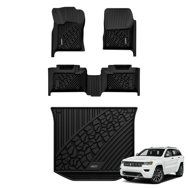 Alfombrillas y alfombrillas para maletero LASFIT para Jeep Grand Cherokee 2016-2021
