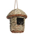 thumbnail image 4 of Casa para pájaros tejida de 2 piezas, nido para pájaros hecho a mano, adecuada para pájaros pequeños como colibríes, carboneros, casa para pájaros al aire libre, 4 of 4