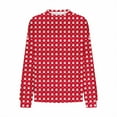 thumbnail image 7 of EchfiProm Womens Merry Christmas Sweatshirts Pullover Sweatshirt Cute Snowman Holiday Xmas Oversized Shirts for Women, 7 of 7