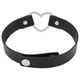 thumbnail image 4 of Gargantilla en forma de corazón, gargantilla de cuero de PU, collar de gargantilla ajustable de aleación, ingeniería de precisión, 4 of 9