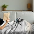 thumbnail image 3 of Eyelash Soft Flannel Fleece Throw Blanket, Art Fashion Illustration with Hand Drawn Female Eye Dramatic Fantasy Look, Cozy Plush for Indoor and Outdoor Use, 50" x 60", Brown Black Green, by Ambesonne, 3 of 5