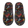 thumbnail image 2 of KLL Monster Truck Slippers for Women Men House Slip on Indoor Outdoor Bedroom Furry Fleece Lined Ladies Comfy Anti-Skid Rubber Hard Sole-Large, 2 of 8