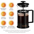 thumbnail image 2 of Bazzeff Prensa Francesa de Vidrio 350 ml Cafetera Francesa Lefzo, 2 of 7